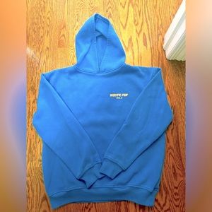 White fox volume 3 hoodie blue and pink